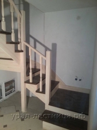 Лестница из бука в Чебаркуле