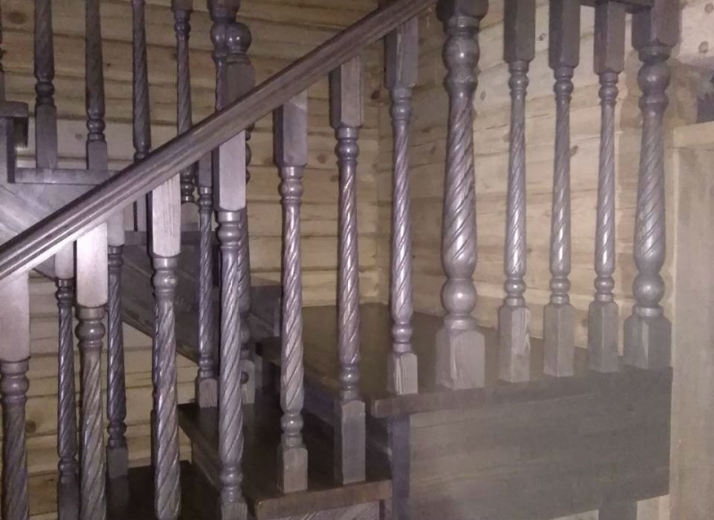Лестница полностью из сосны сорт А в к.п.Заречный